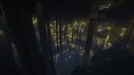 This massive mountain is illuminated by glow berries (Image via Mojang)